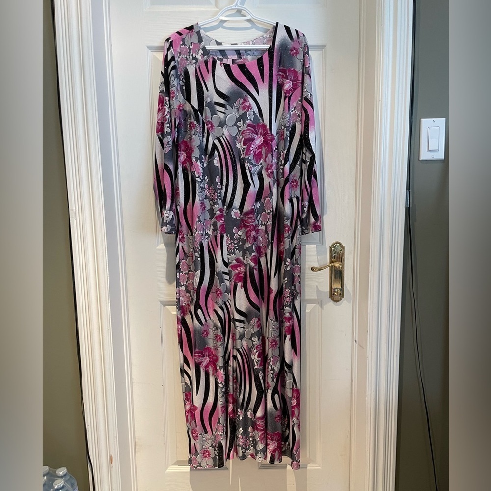 Long glittery dress